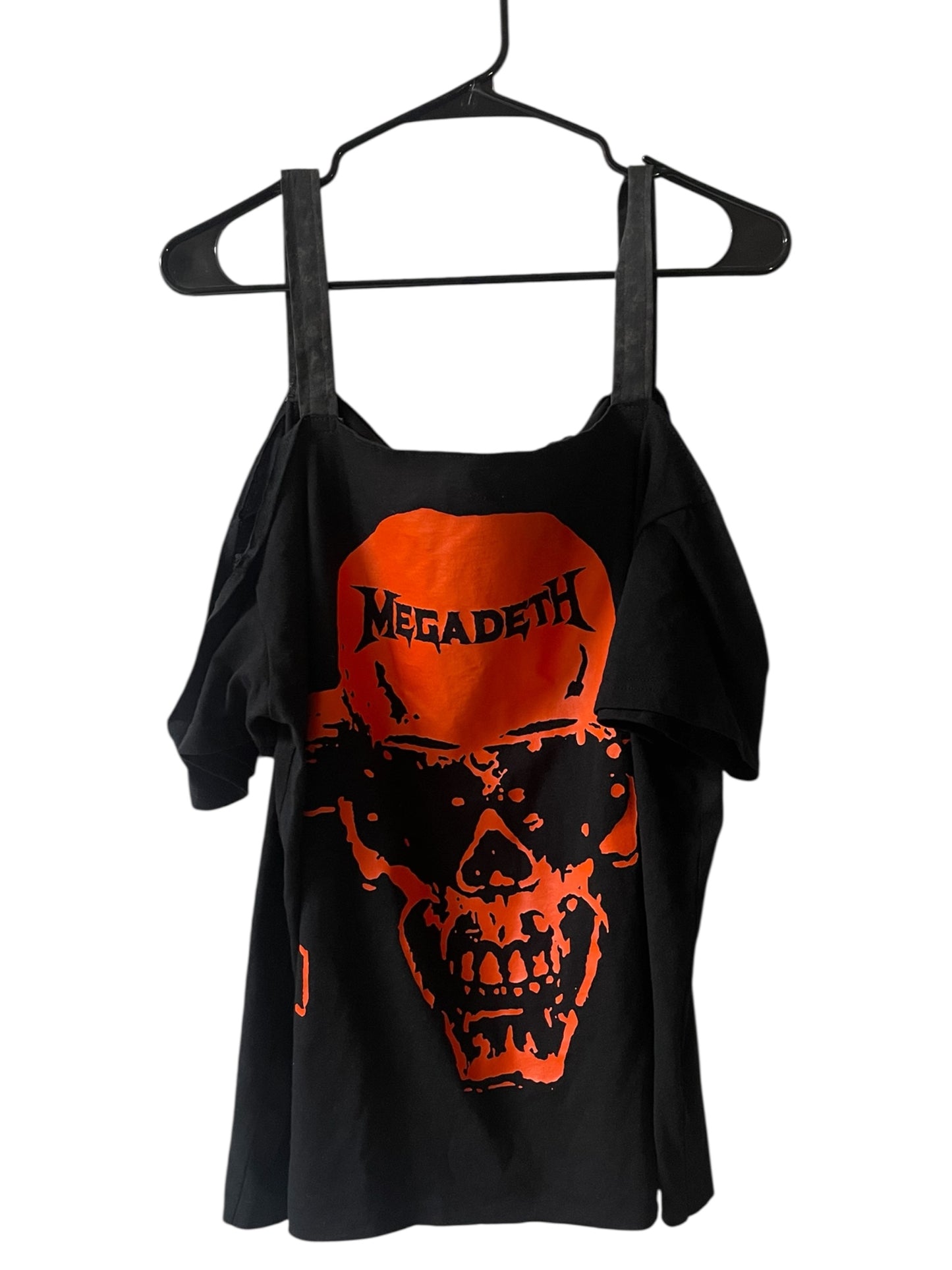 Peace Sells reworked crop tank top