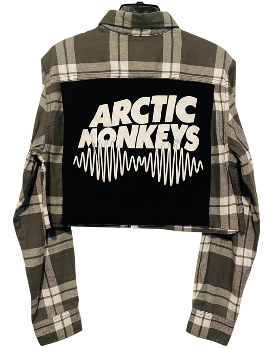 I wanna be yours Cropped reworked flannel