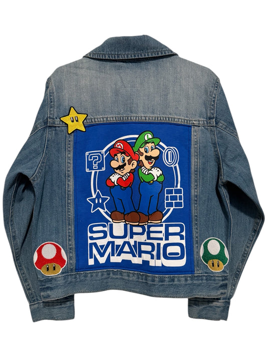 Super Mario reworked kids jacket